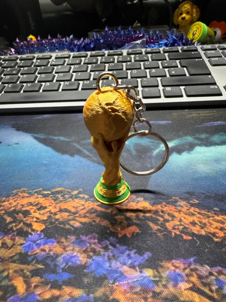 FIFA WM-Pokal Miniatur als Schlüsselanhänger